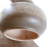 Mid-century ceramic 'gourd' english table lamp