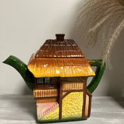 Vintage-Charmante théière-Forme maison-West Germany