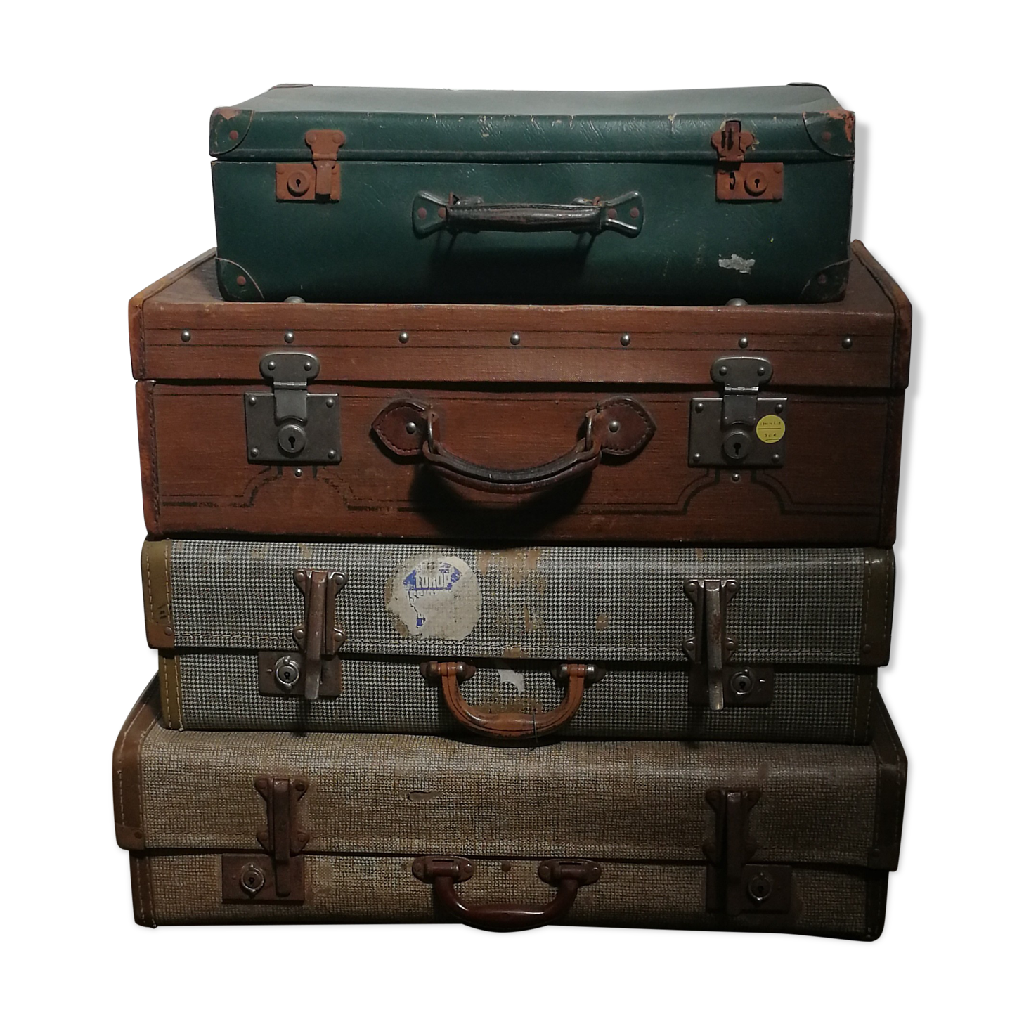 Antique suitcases