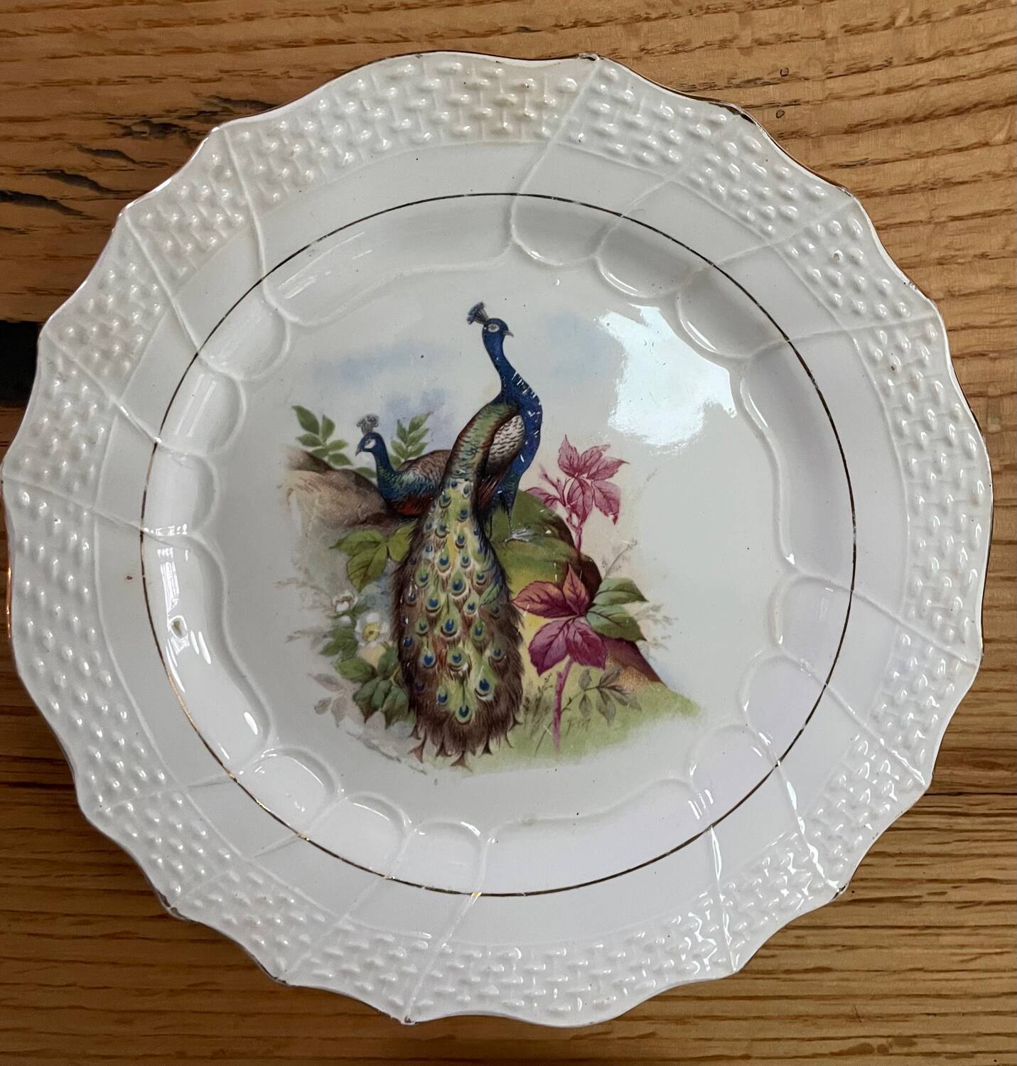 9 hamage moulin des loups ceramic dessert plate