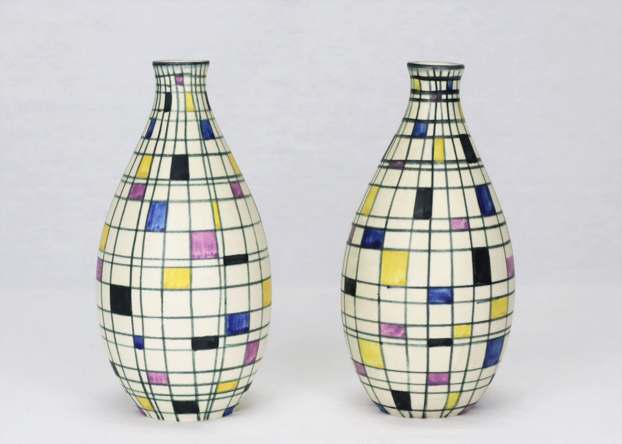 Vases Villeroy et Boch 1950