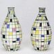 Vases Villeroy et Boch 1950