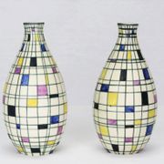 Vases Villeroy et Boch 1950
