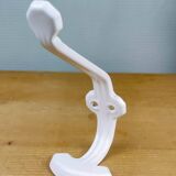 White metal coat rack