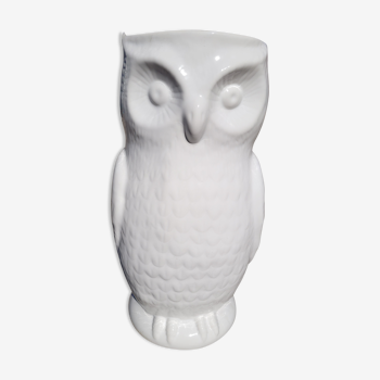 Porcelain owl umbrella holder