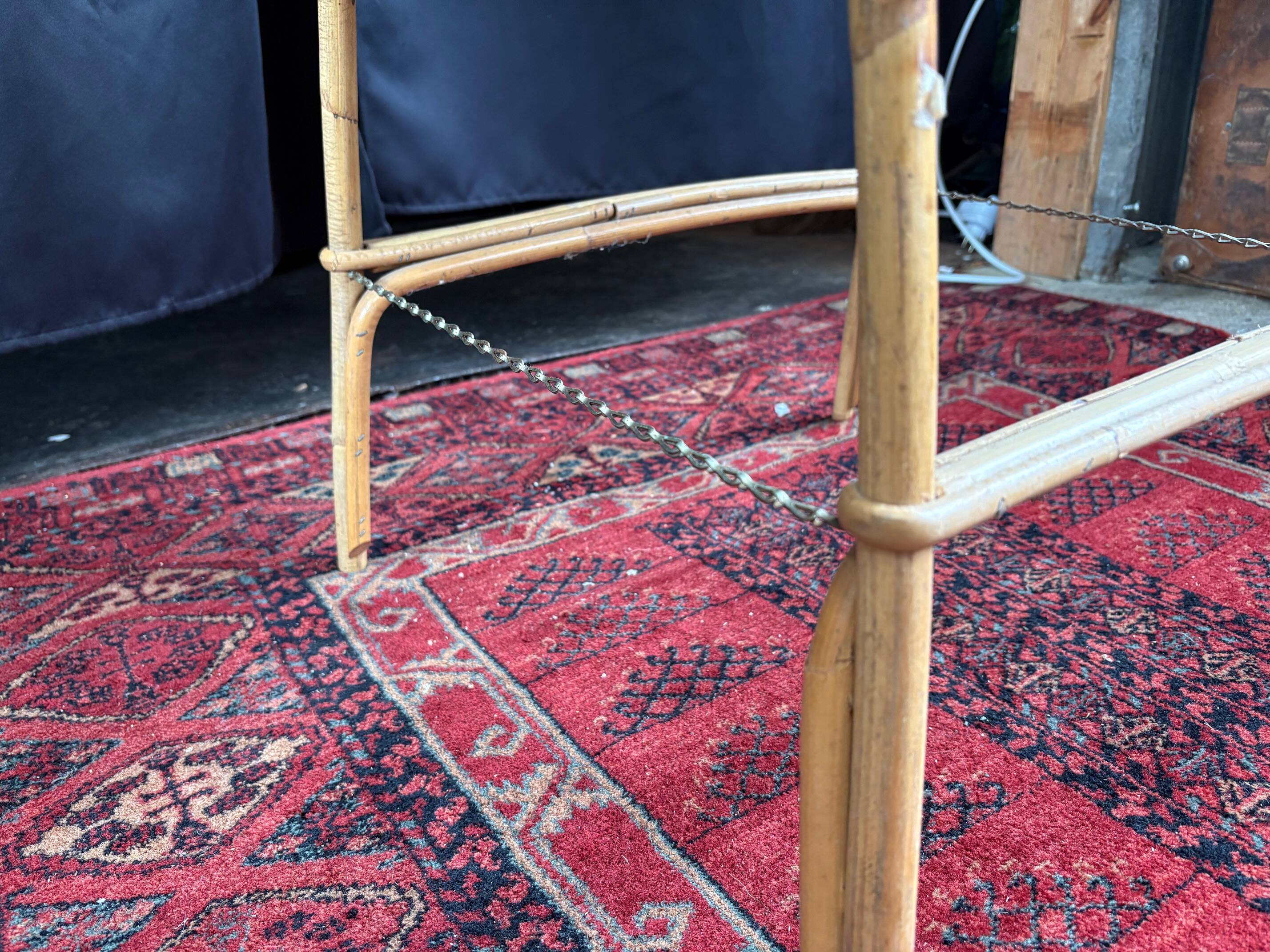 Vintage rattan crib – 1960s/70s