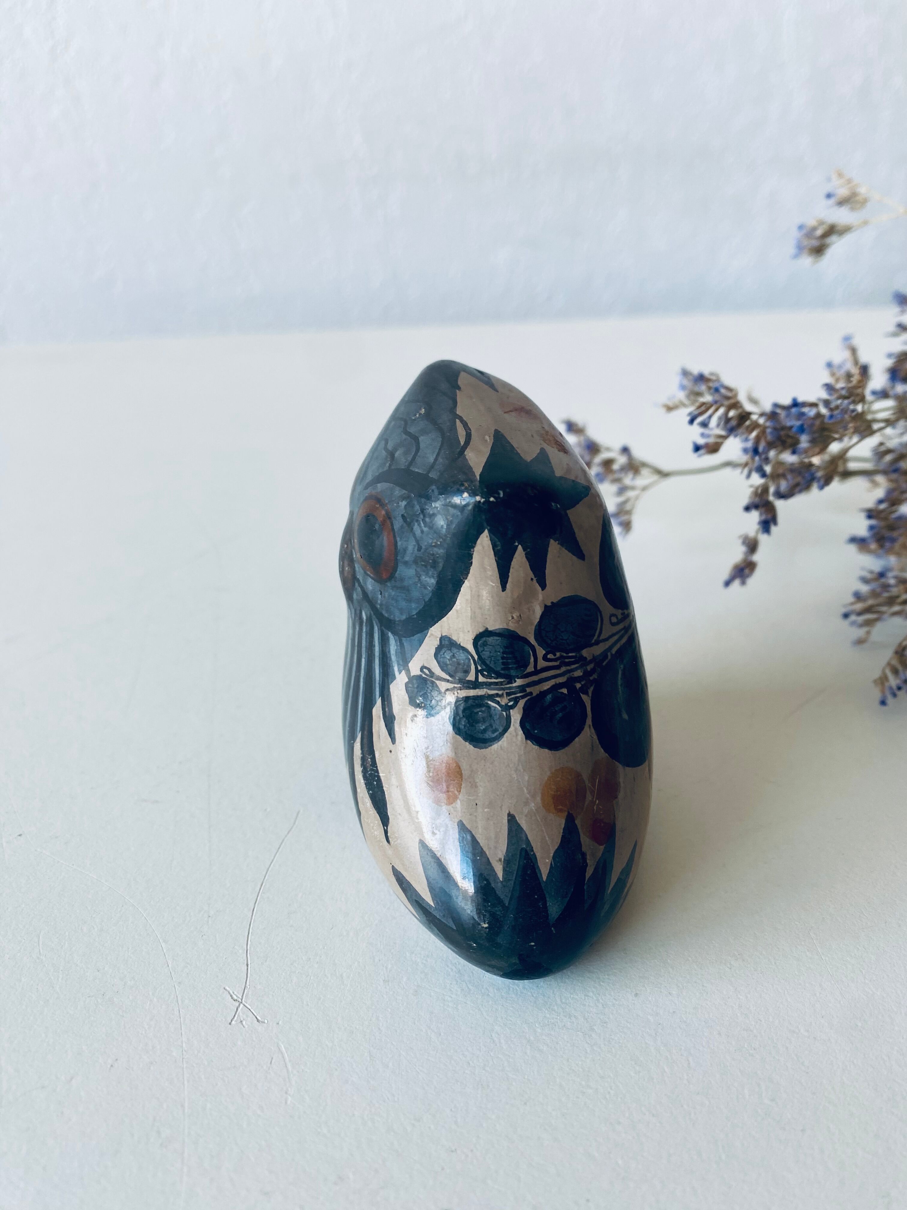 Owl Mexican folk art from Tonala