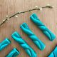 Set of 10 vintage ceramic knife holders