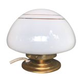 Golden opaline white opaline lamp
