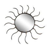 Miroir soleil en métal