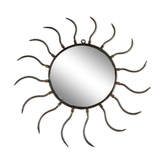 Metal sun mirror