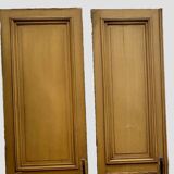 Lot de deux portes simple face en sapin massif XIX siècle