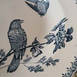 Assiettes creuses Longwy en terre de fer