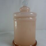 Pink opaline toillette pot