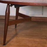 Scandinavian liftable table. 1960. Free shipping