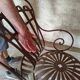 Garden armchair