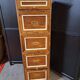 Wooden workshop cabinet with flaps