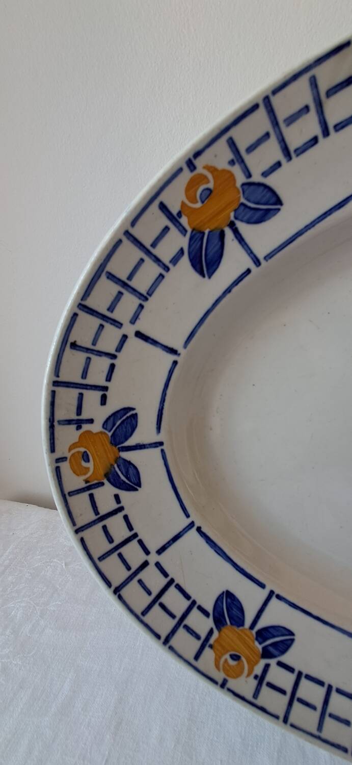 Sarreguemines Ribeauvillé Model Dish. Vintage