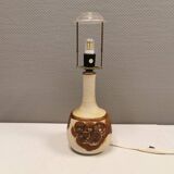 Ceramic table lamp designed by Axel Larsen Denmark for his own company Axella 1970s