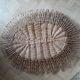 Vintage rattan mirror 45x55cm