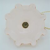 Pink opaline pendant light