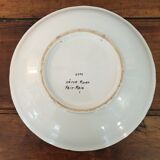 Flat Cut in Earthenware of Rouen XXth