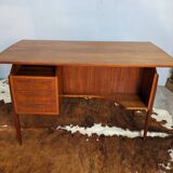 Small Scandinavian teak desk