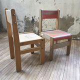Two kindergarten chairs