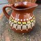 Beautiful pitcher / jug in mixed earth / Troyes region. 50/60's