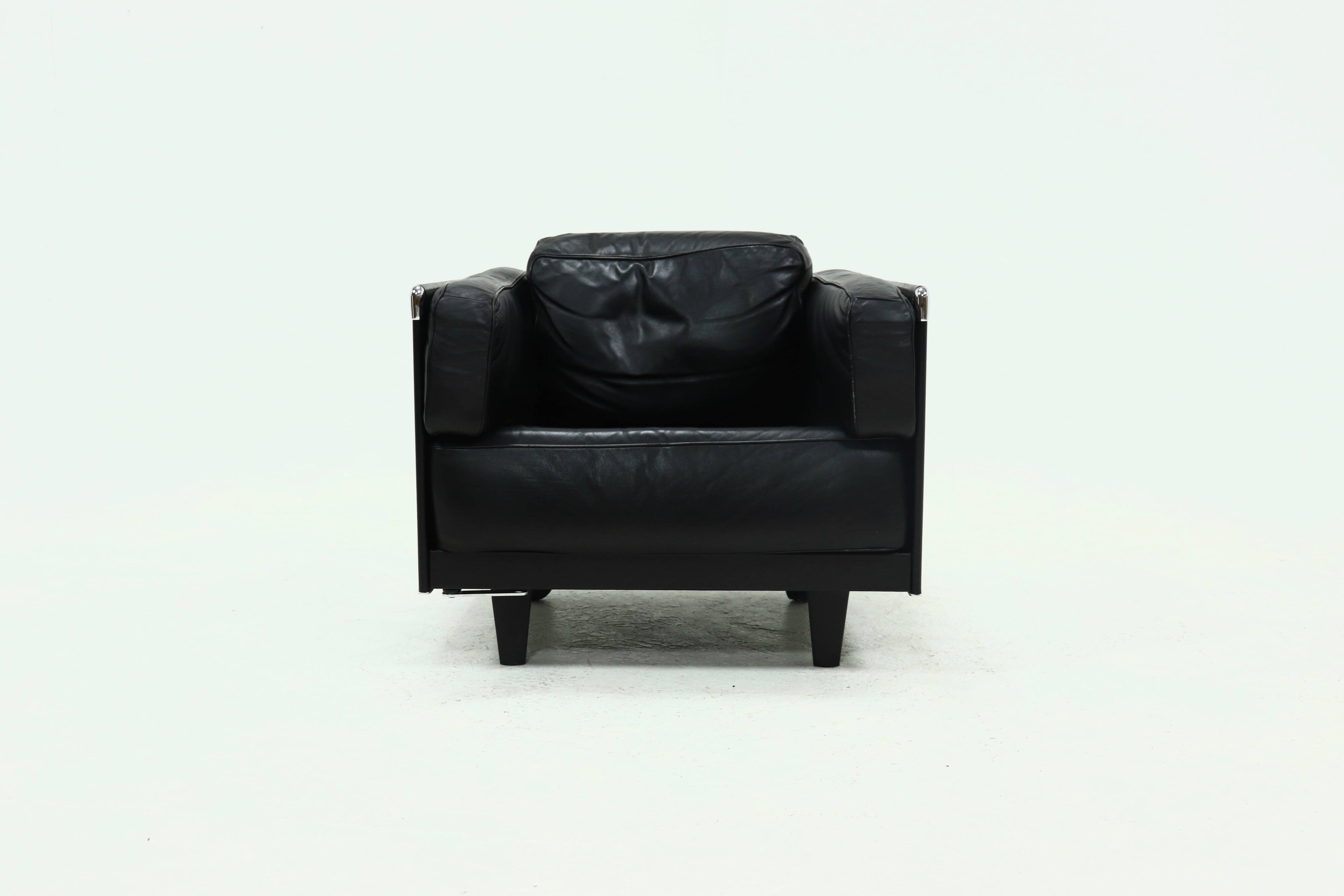 Lounge Chair Model Twice by Pierluigi Cerri for Poltrona Frau 1990s