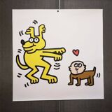 Illustration de Keith Haring - Série 'Animals' - 11/12