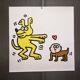 Illustration de Keith Haring - Série 'Animals' - 11/12