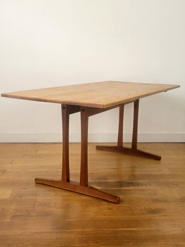 Table Shaker vintage Børge Mogensen C18 pour FDB Møbler, Danemark 1965