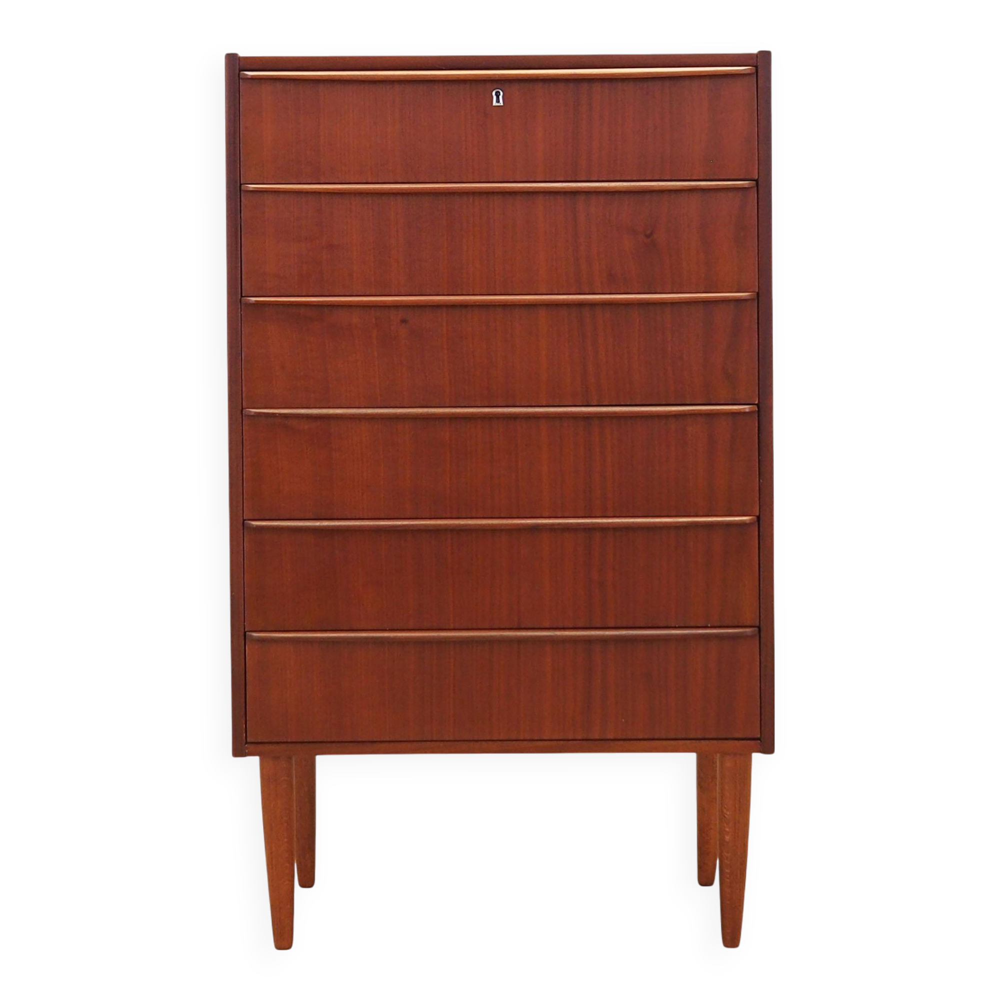 Teak chest of drawers, Danish design, 1970s, production: Denmark