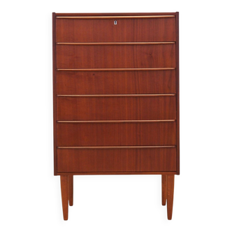 Commode en teck, design danois, années 1970, production : Danemark