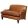 Grand fauteuil deux places en cuir style Howard George Smith