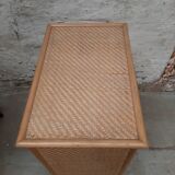 Rattan dresser