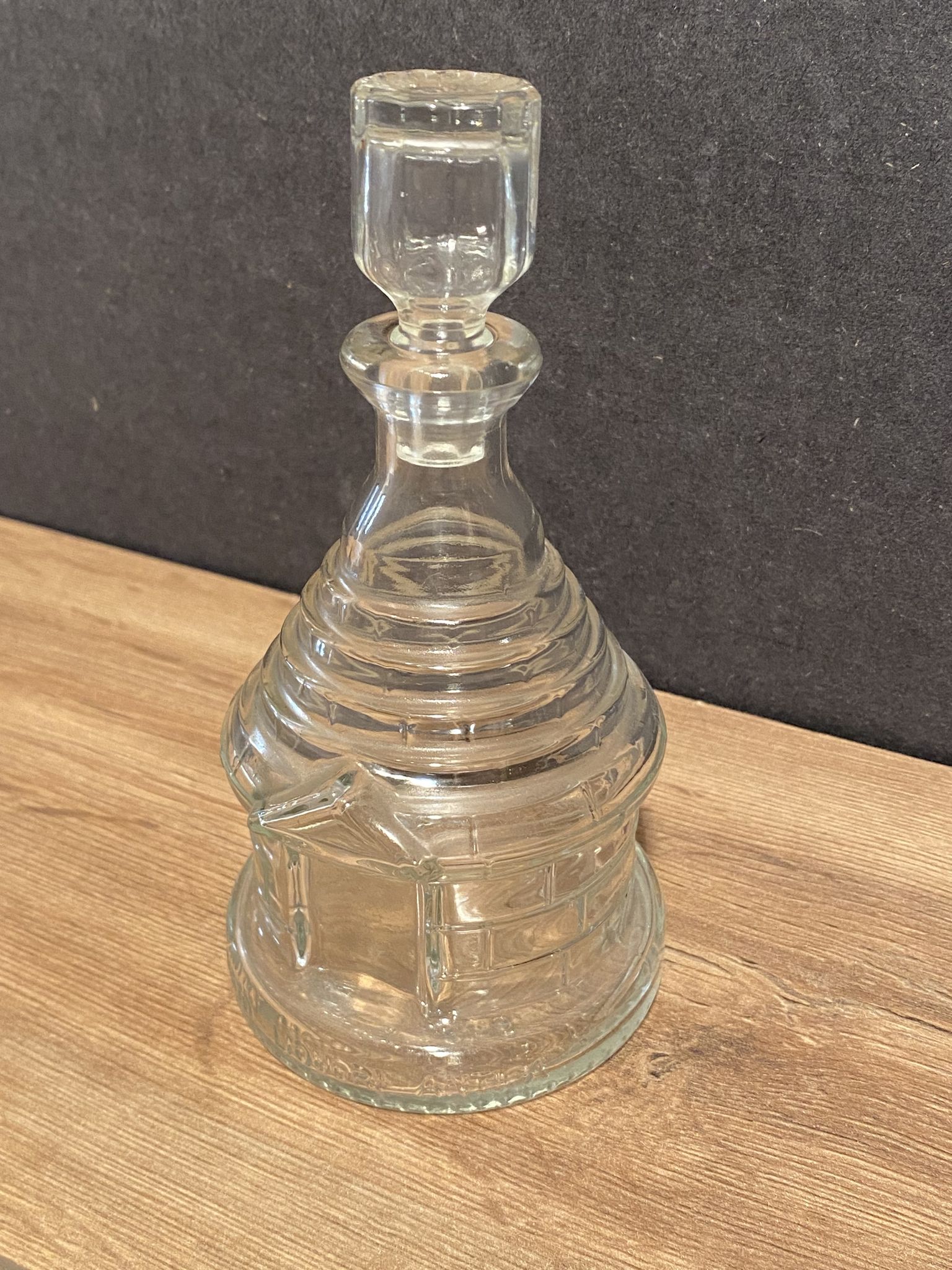 Glass bottle marked sisto liquor antica specialita del trulli