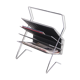 1960s Vintage Voss German Metal and Vinyl Magazine Rack