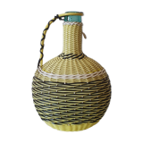 Bouteille scoubidou oblongue jaune