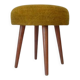 Vintage Space Age Stool: Mid Century Ottoman, Yugoslavia 1960s