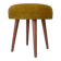 Vintage Space Age Stool: Mid Century Ottoman, Yugoslavia 1960s