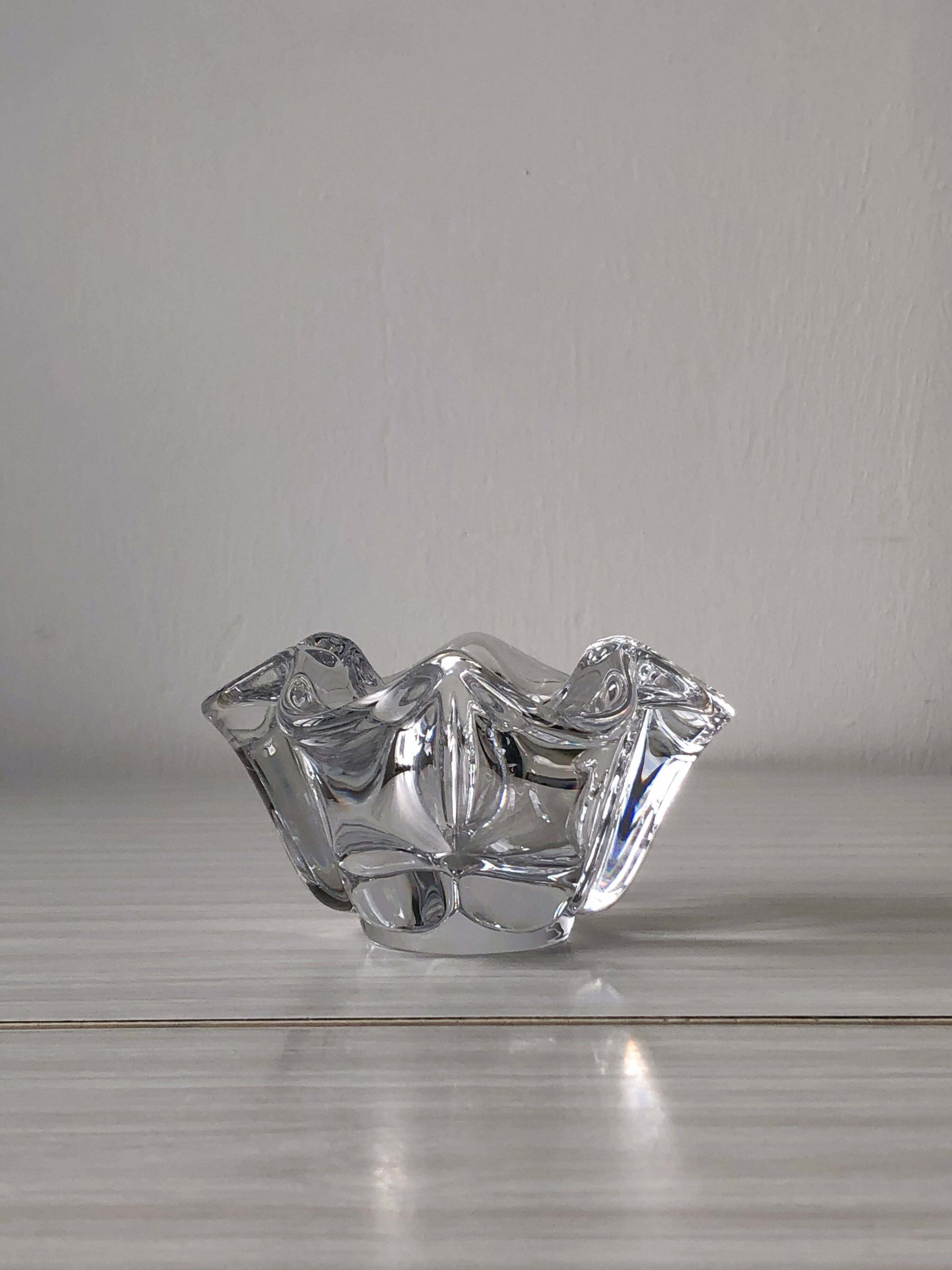 Crystal ashtray from Vannes France