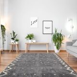 Modern Moroccan carpet grey