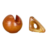 Set of 2 Ceramic Studio Pottery Vases by Bertoncello Ceramics, Italy 1970s