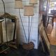 Lampadaire tripode style Matégot années 50