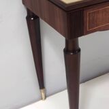 Pair of Beech and Ebonized Walnut Nightstands Attr. to Paolo Buffa, Italy