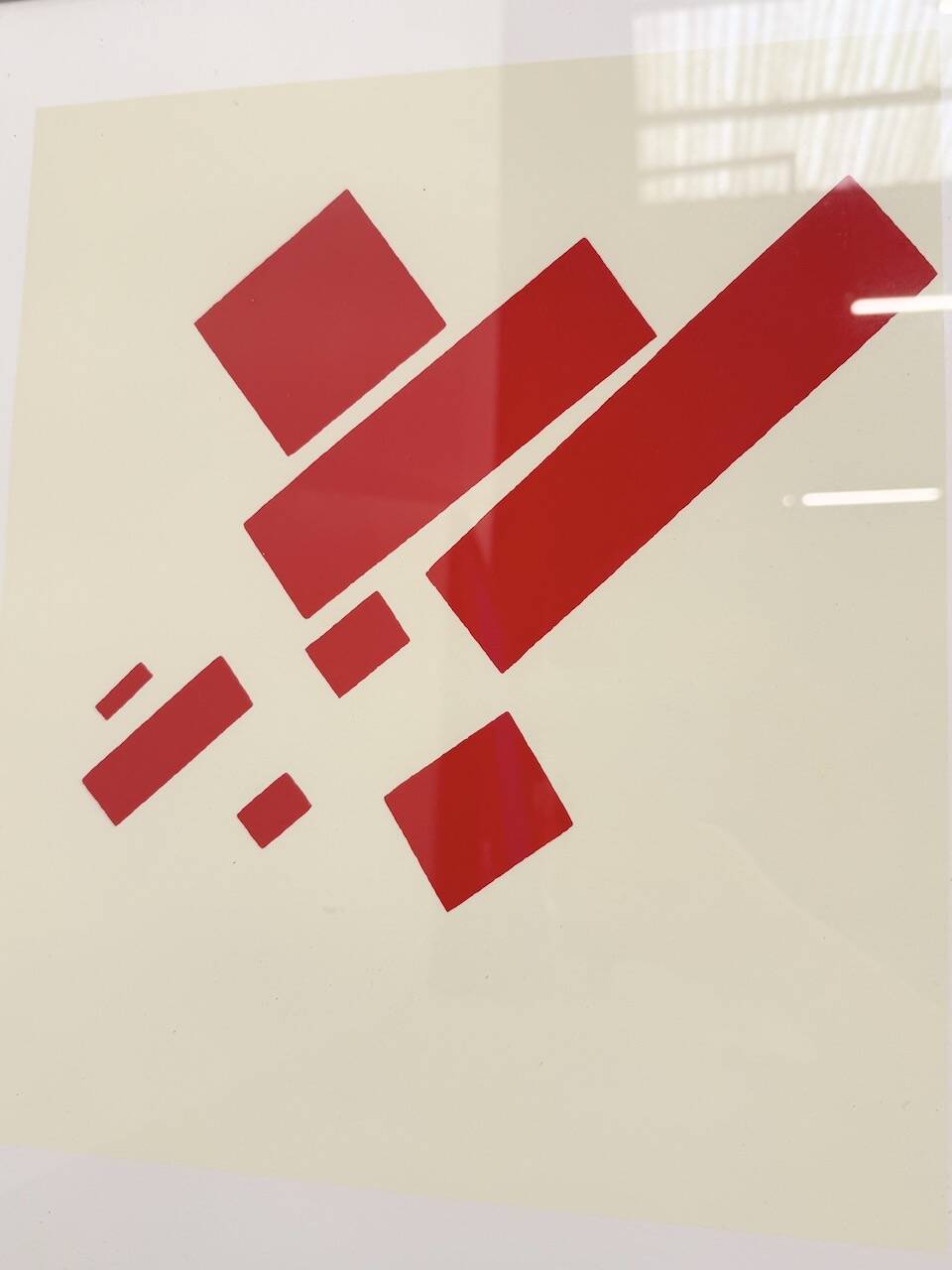 Set of 3 frames with Casimir Malevic lithographs