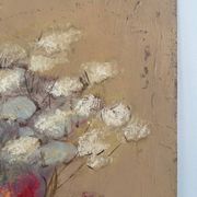 Bouquet of flowers, oil on wood panel, signed Vlad Tiberin.