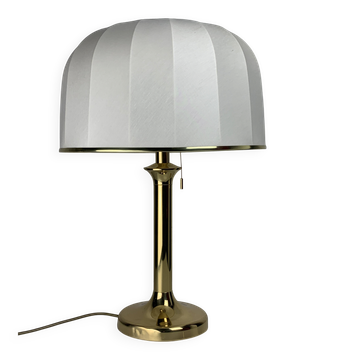 Midcentury Hollywood Regency brass mushroom table lamp Vienna Austria 1960s